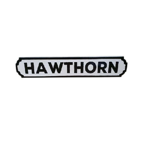 Hawthorn wall Sign