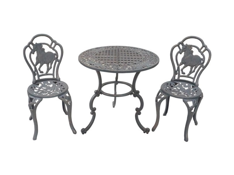 Horse Design 3pce Outdoor Setting