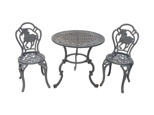 Horse Design 3pce Outdoor Setting