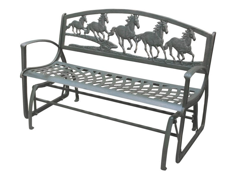 Running Horse Design Glider Bench