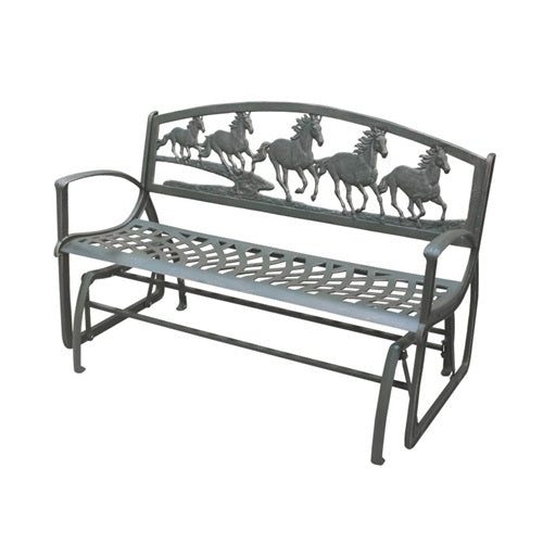 Running Horse Design Glider Bench
