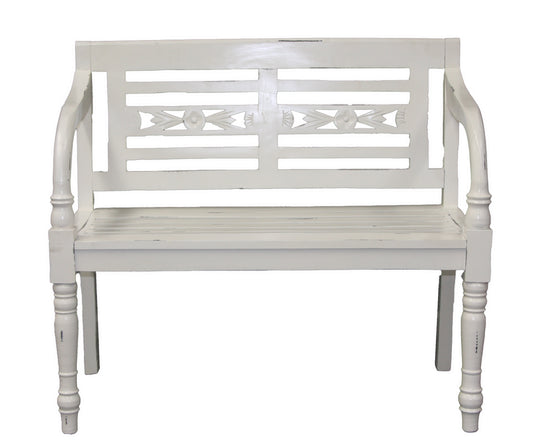 Bench-  White Washed Timber