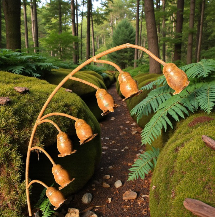 Rustic Bluebell Garden Stake