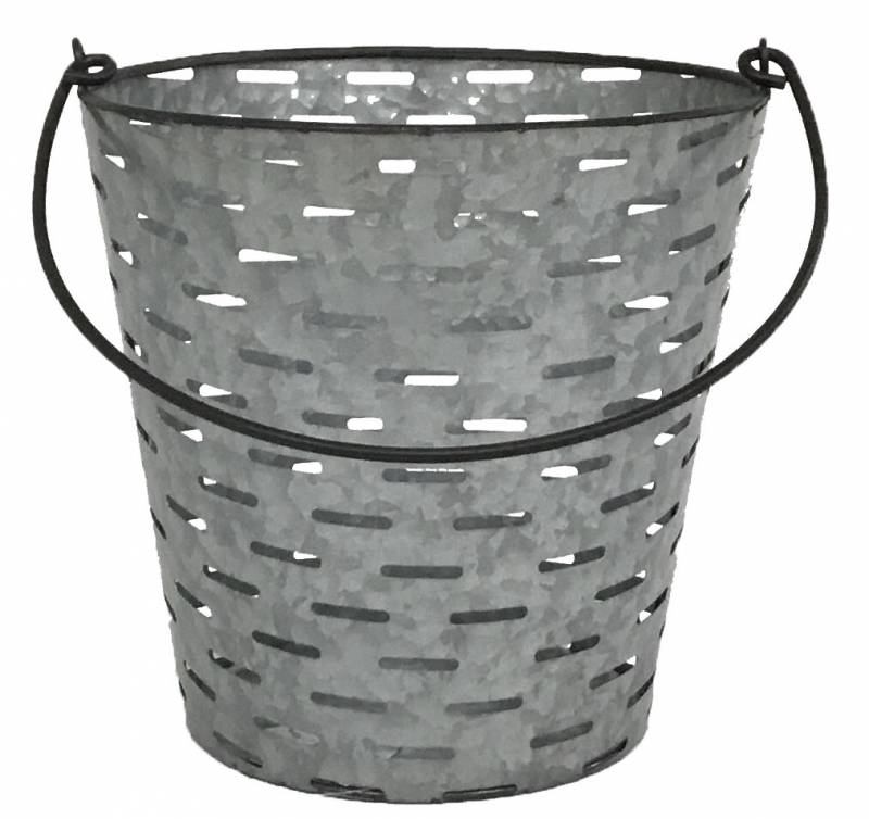 Metal Olive Bucket
