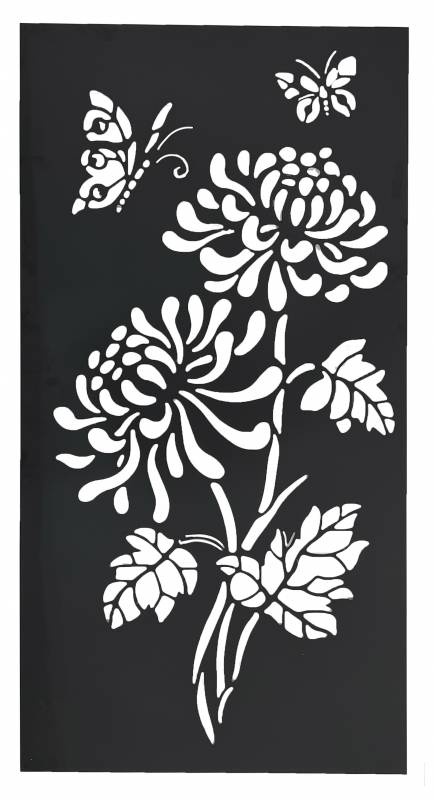 Flower and Butterfly Wall Art