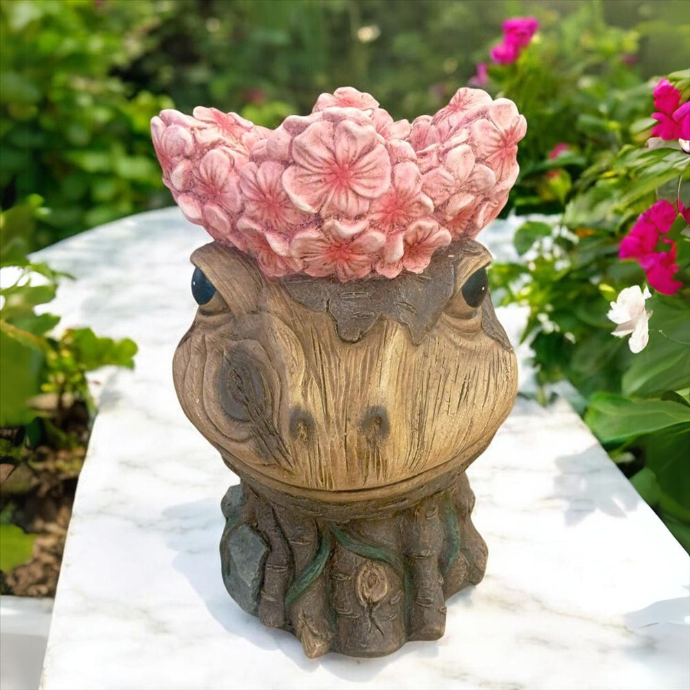 Frog Head Plant Pot