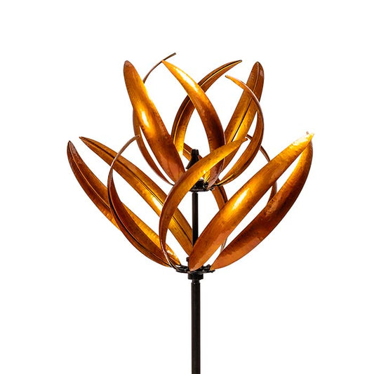 Wind Spinner - Lotus- Gold