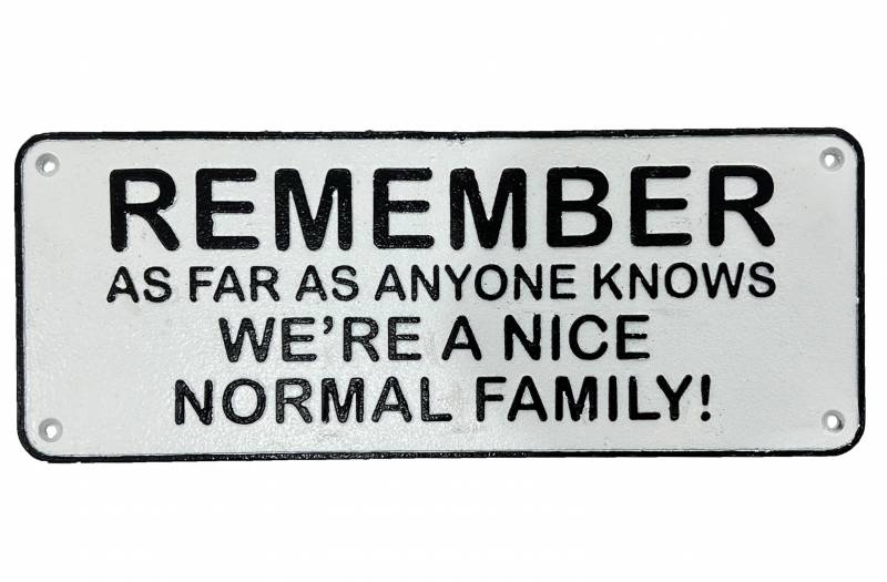 Normal Family - Wall Sign