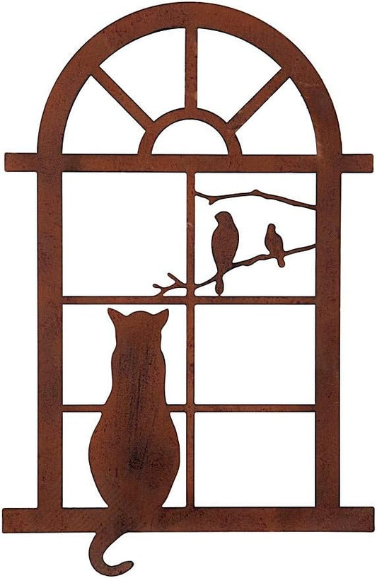 Cat on Window Edge Wall Art