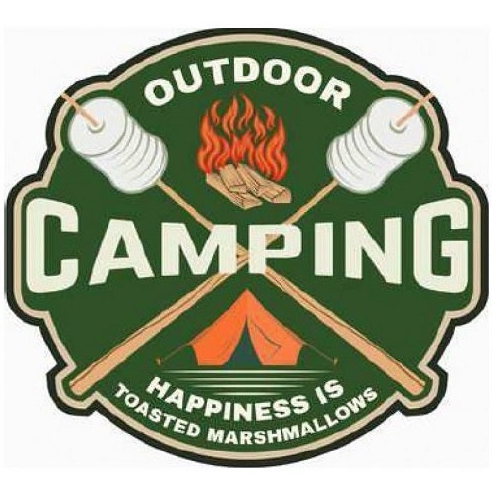 Iron Wall Plaque ( Outdoor Camping)