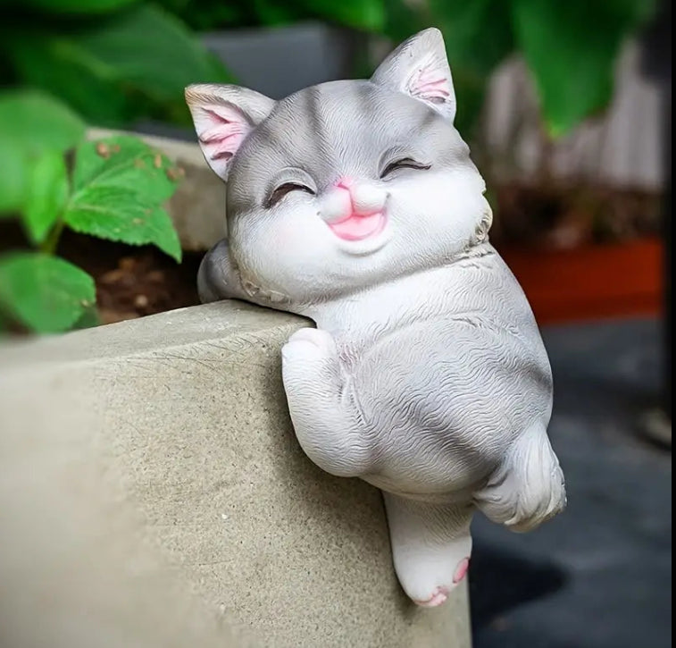 Cat Pot Sitter - Grey