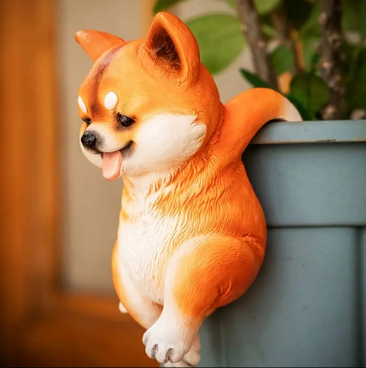 Dog Pot Sitter-Shiba Inu