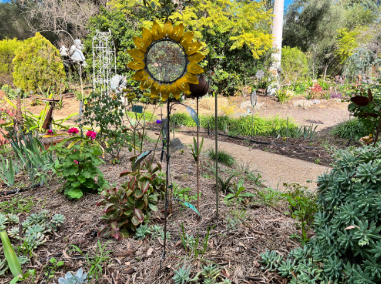 Sunflower Birdfeeder Garden Stake