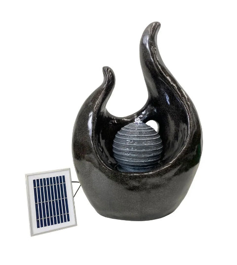 Flaming Ball Water Feature -SOLAR