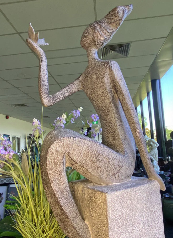 Espinoza- Enchanted Lady With Butterfly