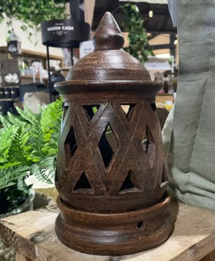 Terracotta Lantern Cutwork