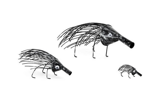 Echidna Set Of 3 - Wire Black