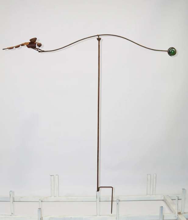 Dragonfly Balance with Glass Ball- Stake