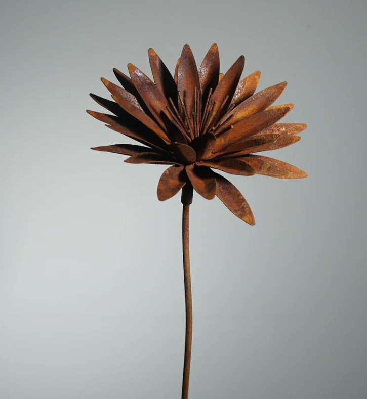 Rusty Flower Stake