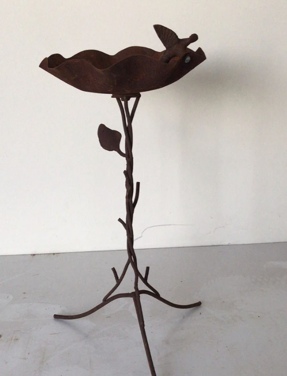 Bird Bath Rusty