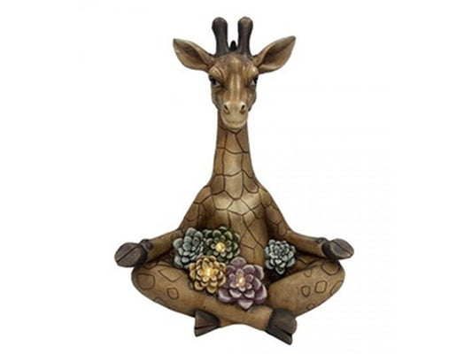 Yoga Giraffe Statue ( SOLAR)