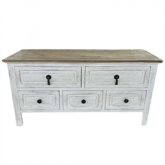 White Cabinet With Multi Drawers