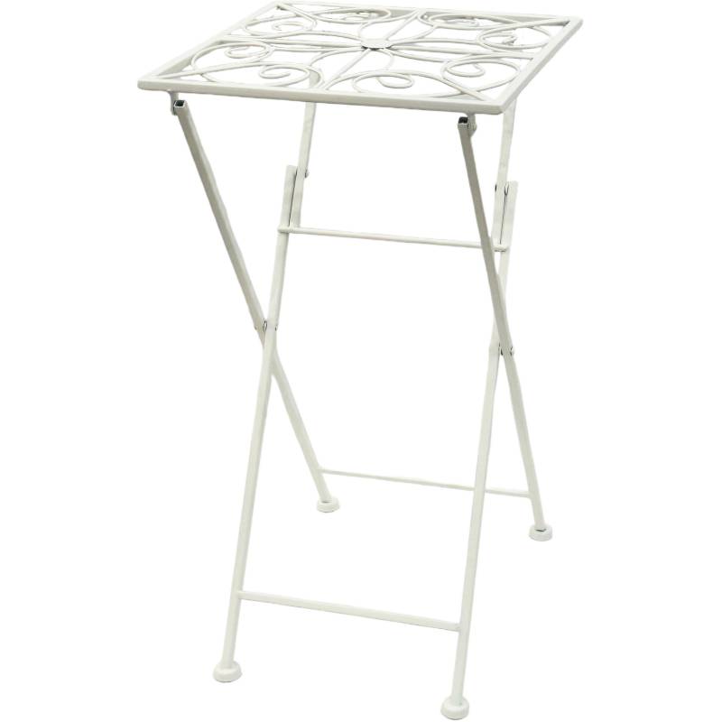 Pot Plant Stand White- Foldable