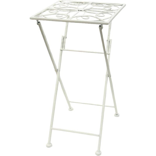 Pot Plant Stand White- Foldable