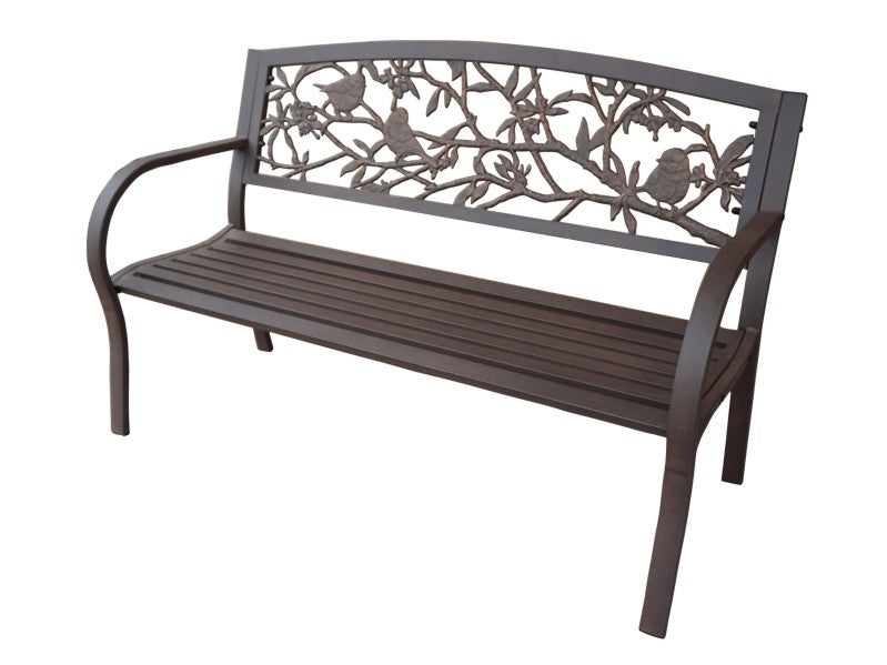 Iron & Tube Steel  Bench - Birds