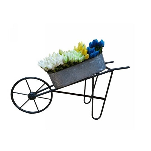 Wheelbarrow Pot Holder