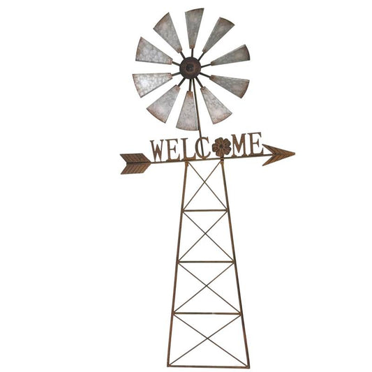 Windmill Welcome Wall Art