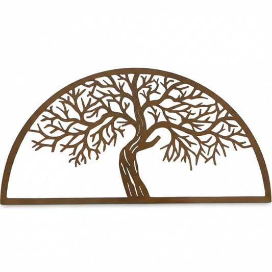 Semi Circle Tree  Wall Art