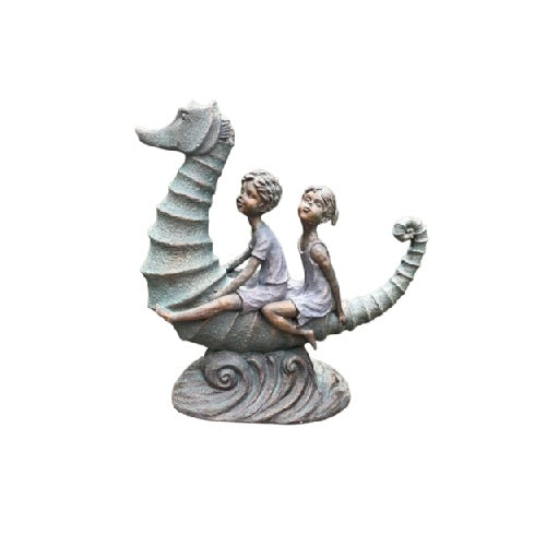 Explorers- Children Riding Seahorse