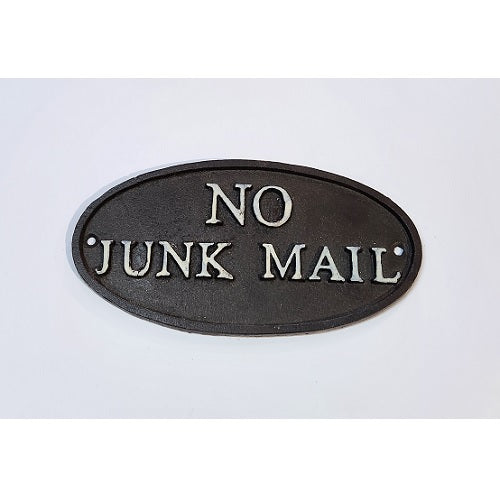 No Junk Mail Sign