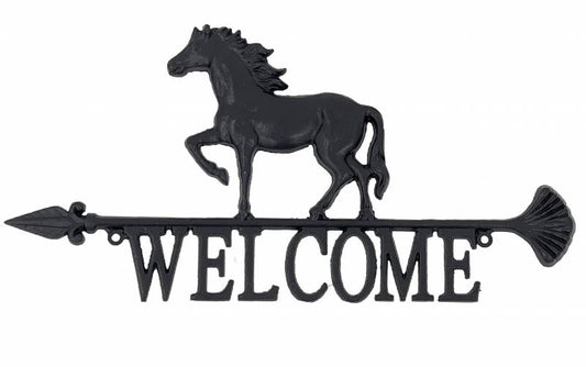 Horse Welcome Sign