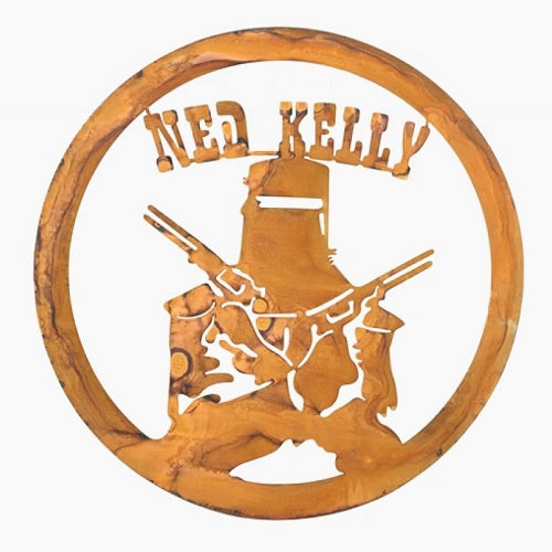 Ned Kelly Round Wall Art