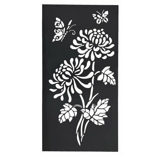 Flower and Butterfly Wall Art