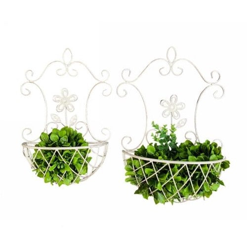 Ornamental Wall Planters - Set Of 2