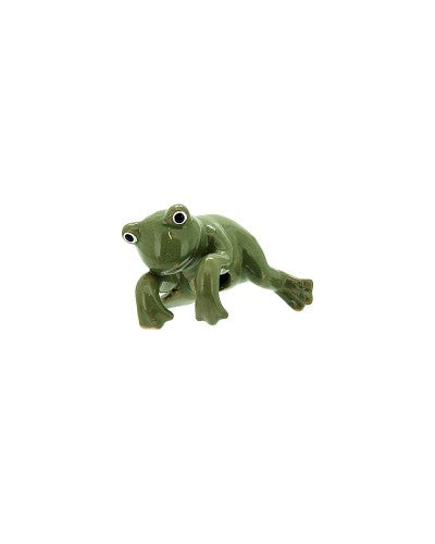 Frog Pot Sitter- Green