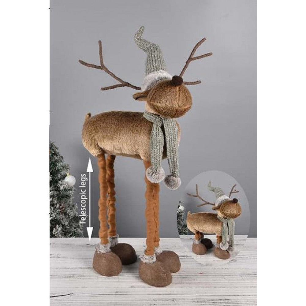 Christmas Reindeer with Telescopic Legs