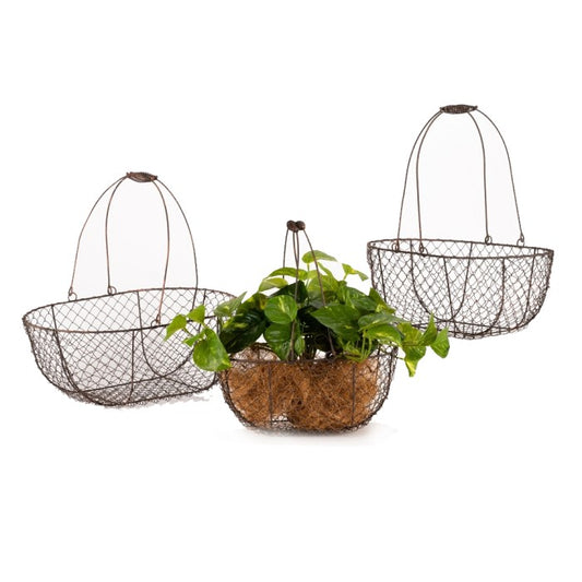 Wire Baskets - Set Of 3
