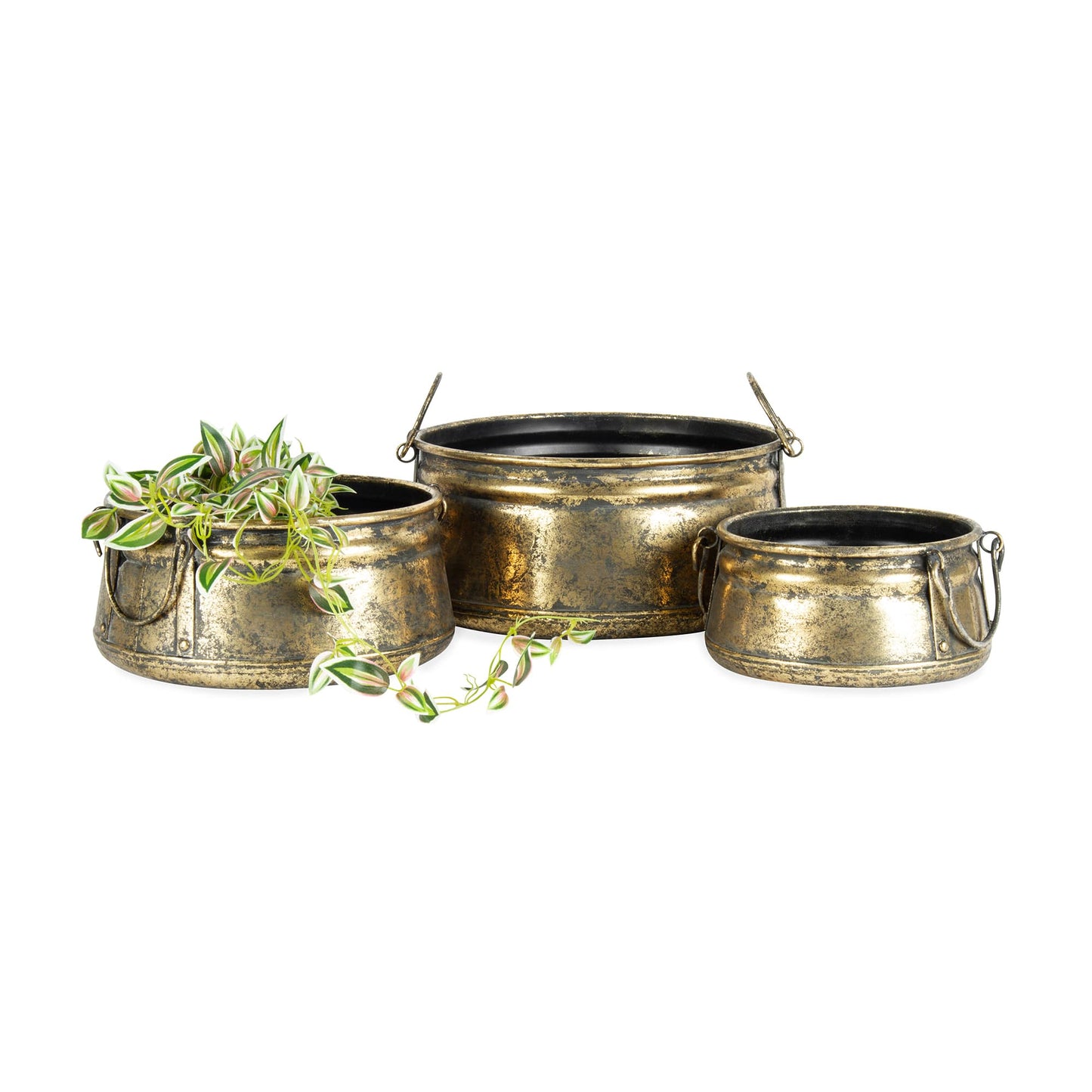Vintage Look Pots - Nest Of 3