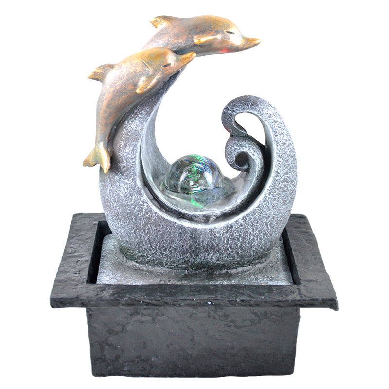 Leaping Dolphins  Water Fountain
