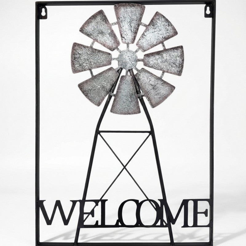 Framed Windmill Wall Art