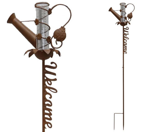 Garden Welcome Rain Gauge- Stake