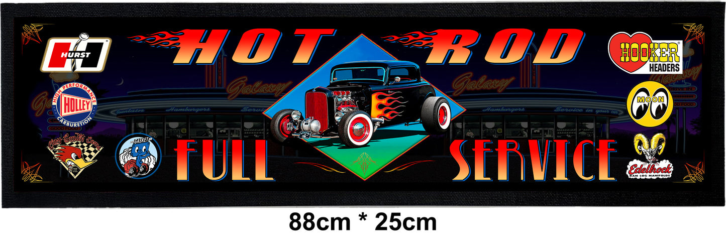 Bar Mat - Hot Rods