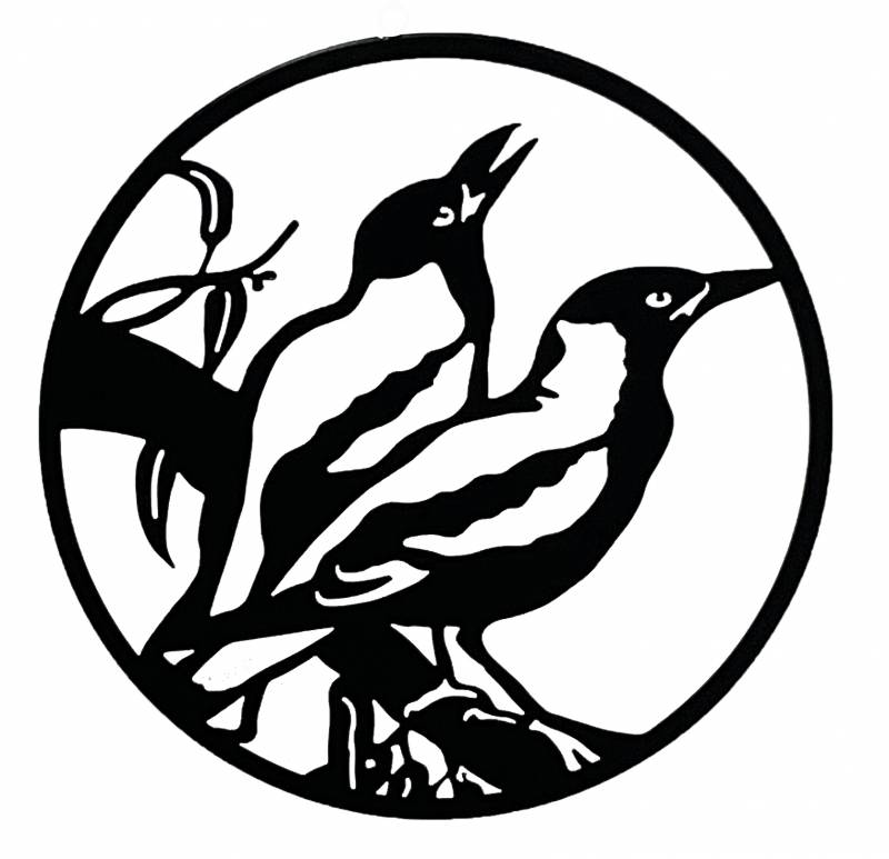 Magpie Wall Art Large