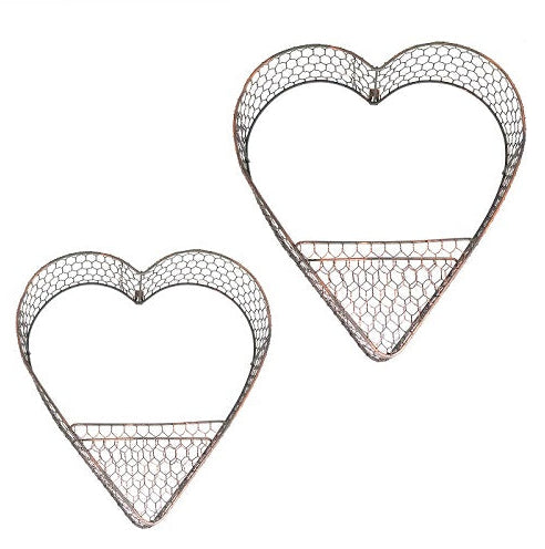 Heart Baskets Set of 2