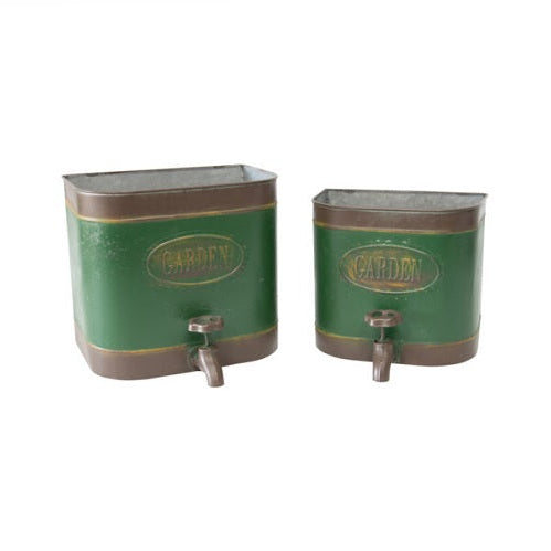 Vintage Tap  Planter - Set Of 2