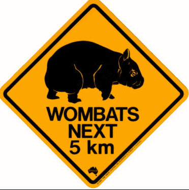 Wombat Xing Magnet